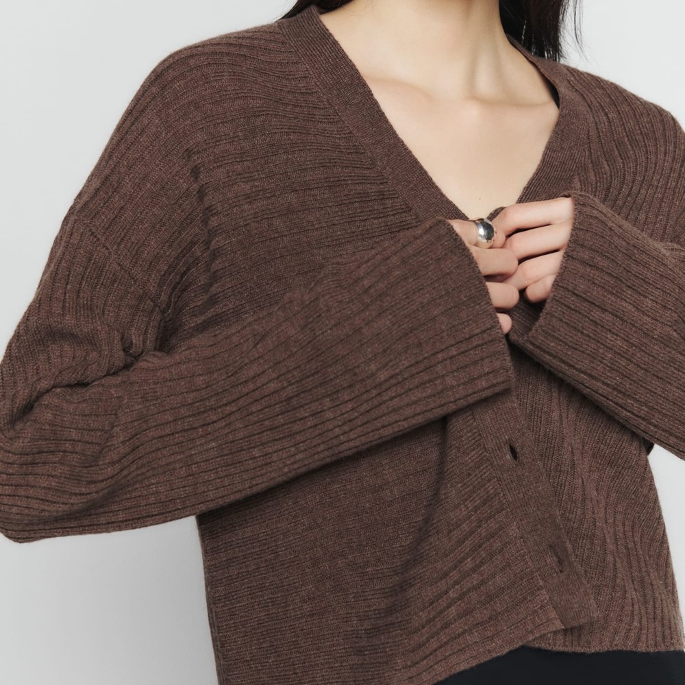 NWT REFORMATION TRIESTE REGEN WOOL CARDIGAN SIZE XL